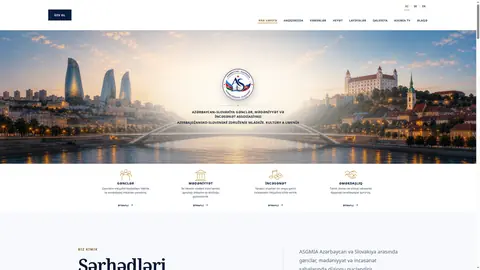 ASGMIA layihəsinin ekran görüntüsü