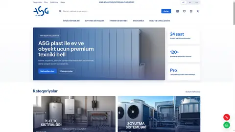 ASG Plast layihəsinin ekran görüntüsü