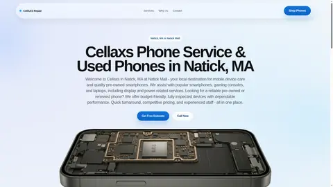 Cellaxs Repair layihəsinin ekran görüntüsü